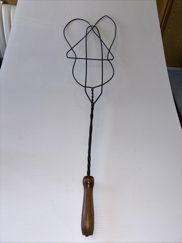 Antique vintage rug beater - rug,